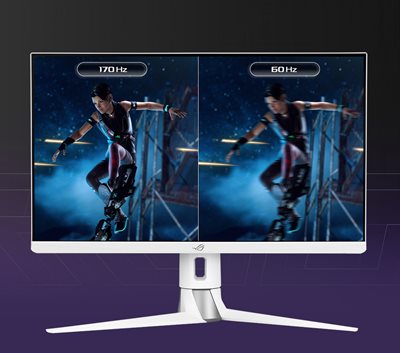 Unglaublich schnelle Bildwiederholrate von 170Hz