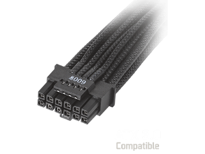 PCIe 5.0 600W Stromkabel mit ATX 3.0 kompatibel Logo