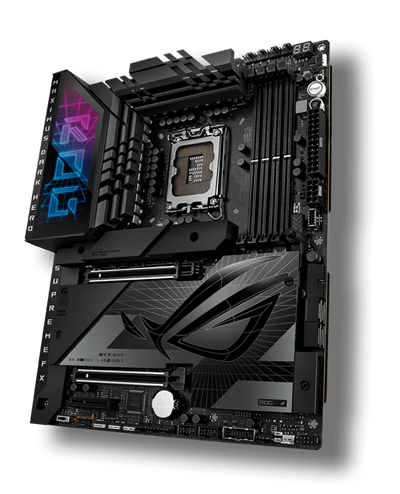 Das ROG Maximus Z790 Dark Hero ist der ultimative Partner für jeden Intel Prozessor der 13. Generation.