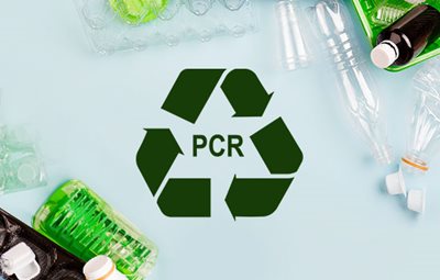 Bis zu 30% PCR Kunststoff