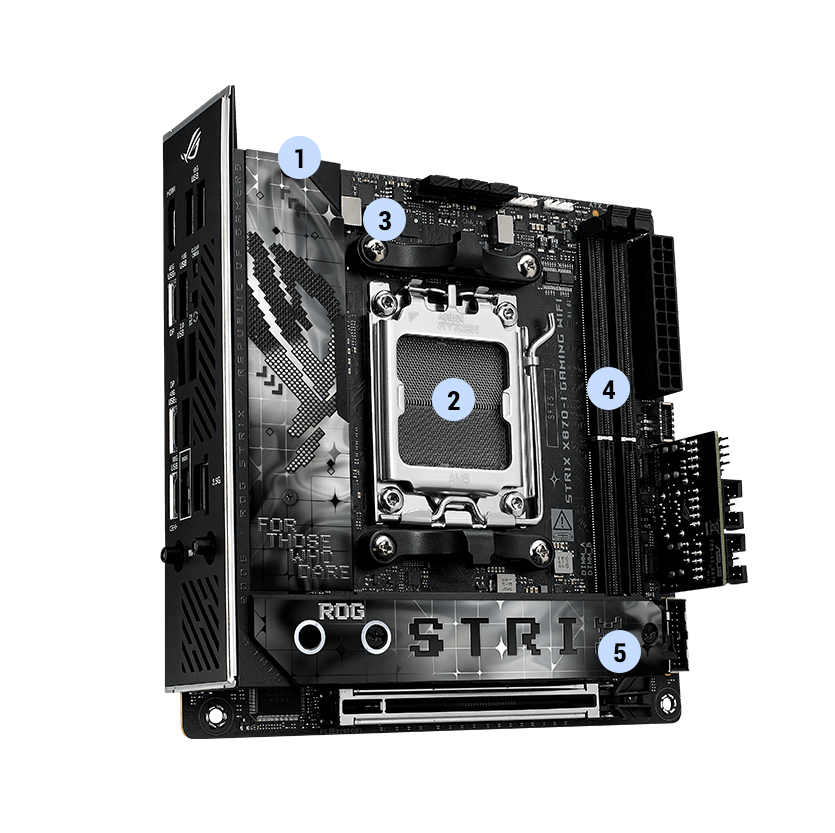 Strix X870E-F Leistungsdaten